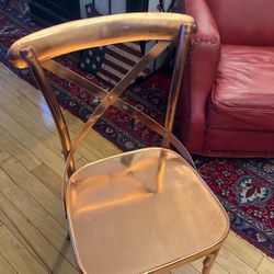 French Style Cafe Bistro Copper Chair