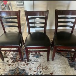 3 Dining Table Chairs 