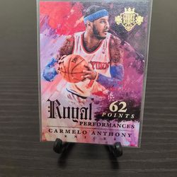 Carmelo Anthony Knicks NBA basketball card 