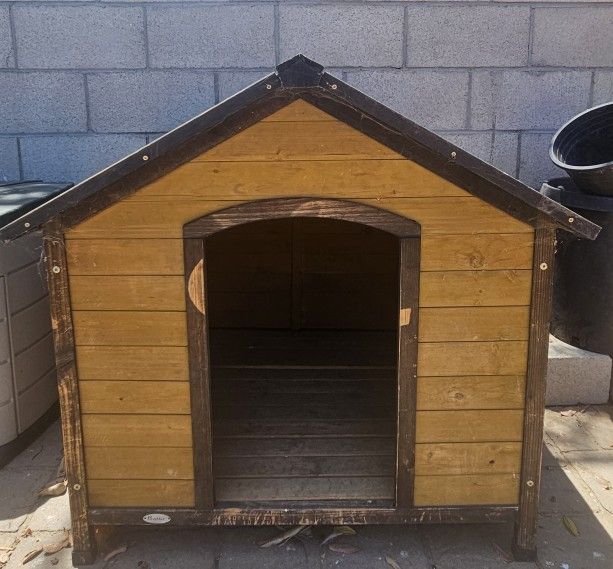 Wood Dog House Kennel Medium Dog