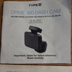 Type S Drive 360 Dash Cam