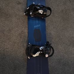1990’s Vintage Burton Air Board With Viper Bindings
