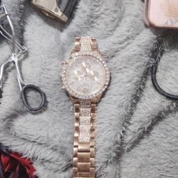 Micheal Kore Iced Out Watch a Few Missing