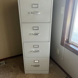 Four-Drawer Metal Filing Cabinet