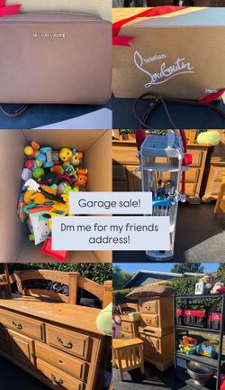 GARAGE SALE!!!!! July 25!! 7am-1pm