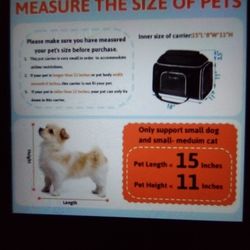 FSA Approved Dog Carrier ✈️✈️