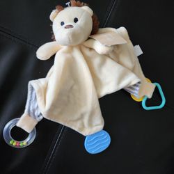 Baby Teether And Rattle Snuggle Blankie (New)
