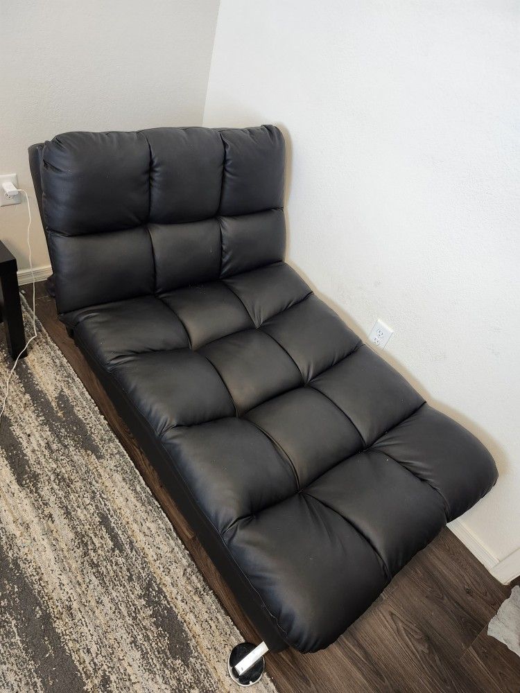 Futon Leather Couch