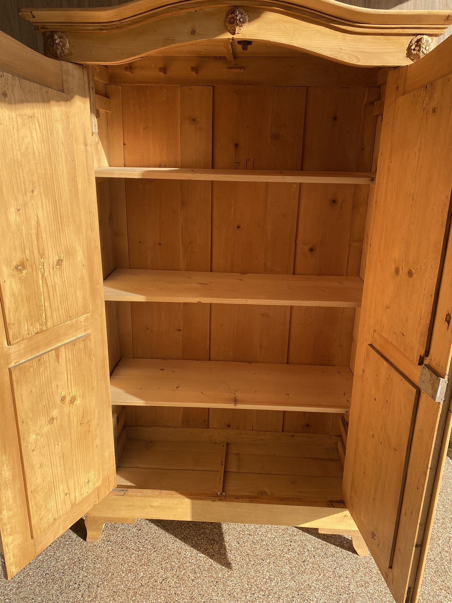 Antique Pine Armoire for Sale in Yorba Linda, CA OfferUp