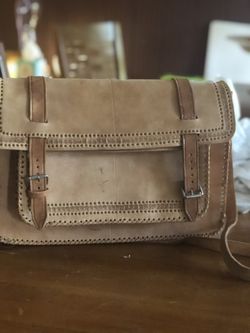 Beautiful brief case raw leather