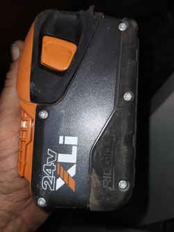 24 Volt Ridgid Battery 