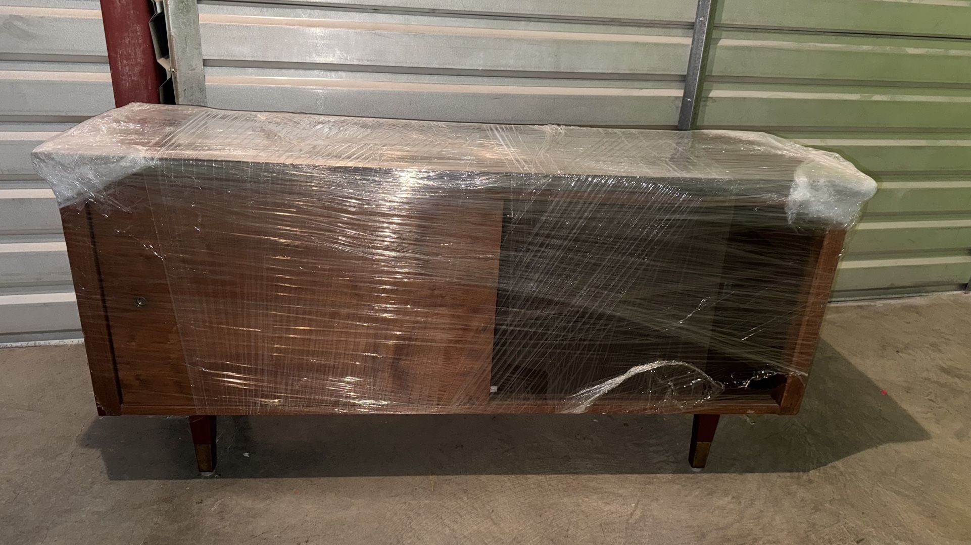 Mid-century Credenza with Open Shelving