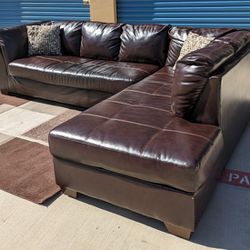 Leather Sectional Couch, DELIVERY AVAILABLE!!