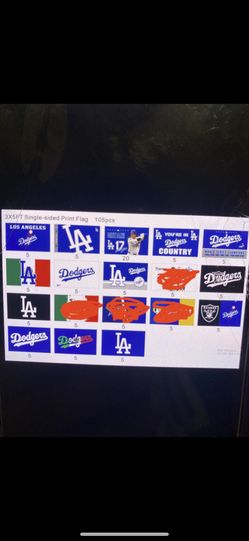 Los Angeles Dodger Flags 3x5 Feet