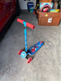 Spider man scooter