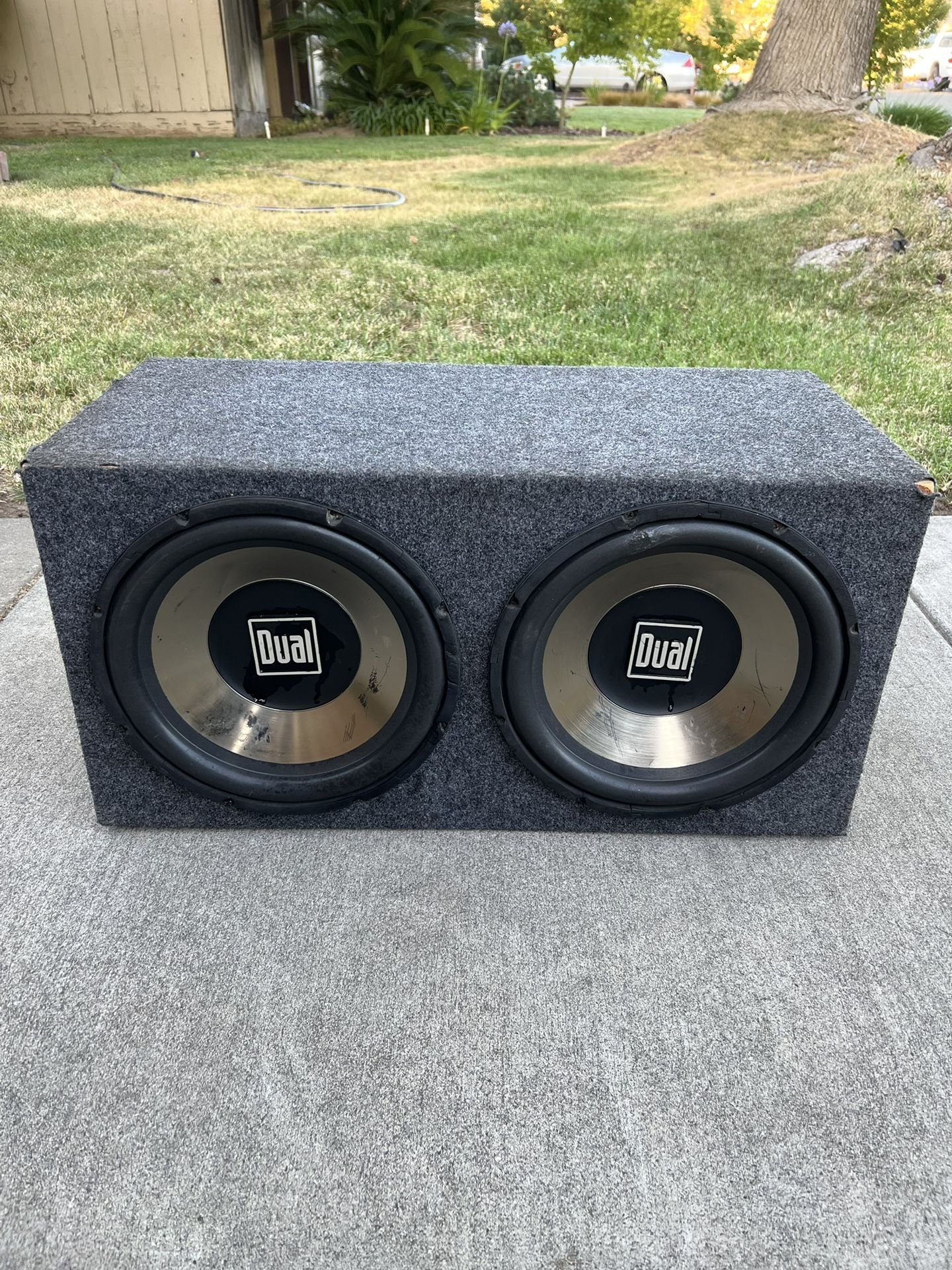 Subwoofer Box 12” 2 Dual Subs