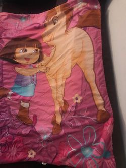 Dora comforter double sided and pillow case