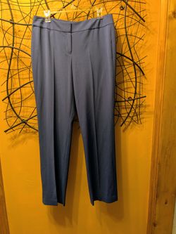 Nine West Blue Straight Leg Dress Pants Size 6