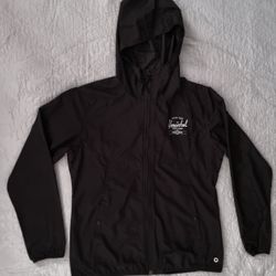 Herschel Suply Co Voyage Wind Jacket Black Windbreaker  Women's Size L