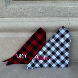 Custom Name Dog Bandanas 
