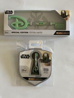 The Child Collector Key And Pin Disney Store LE Sold Out