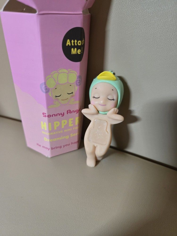 Sonny Angel Dreaming Green Duck Attach Sticker Toy Decor