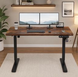 47” Electric Height Adjustable Standing Desk – $70