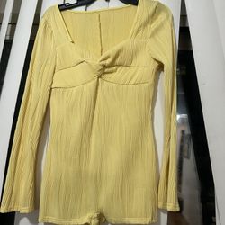 Yellow Short Onsie