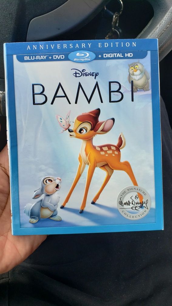 Bamby Disney Bluray Movie * New - No Digital*