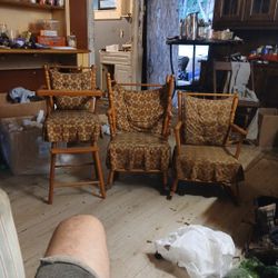 Cass Toys Two Rockers And High Chair Rock Maple