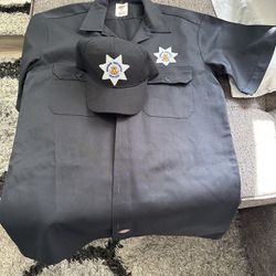 Official Security Gaurd Uniform Shirt & Hat(40$)OrBestOffer!!!