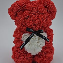Handmade Forever Red Rose Bear (Special Offer Of $9 a piece)