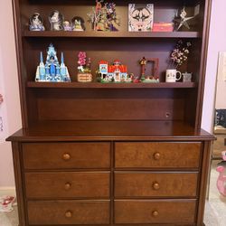 Full Solid Wood Furniture Set W/ Crib And Toddler Adaptors