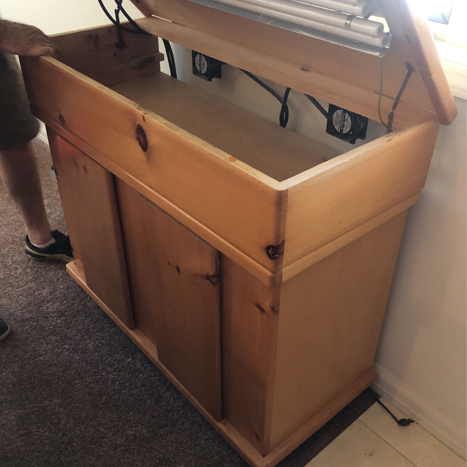 Solid Pine Wood Fish tank Stand Or Reptile Cage Stand