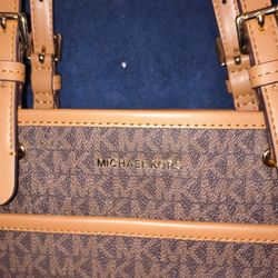 Michael Kors Signature Print Tote Bag