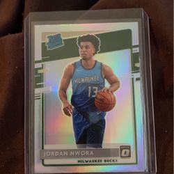 Optic Jordan Nwora Silver Holo Rated Rookie