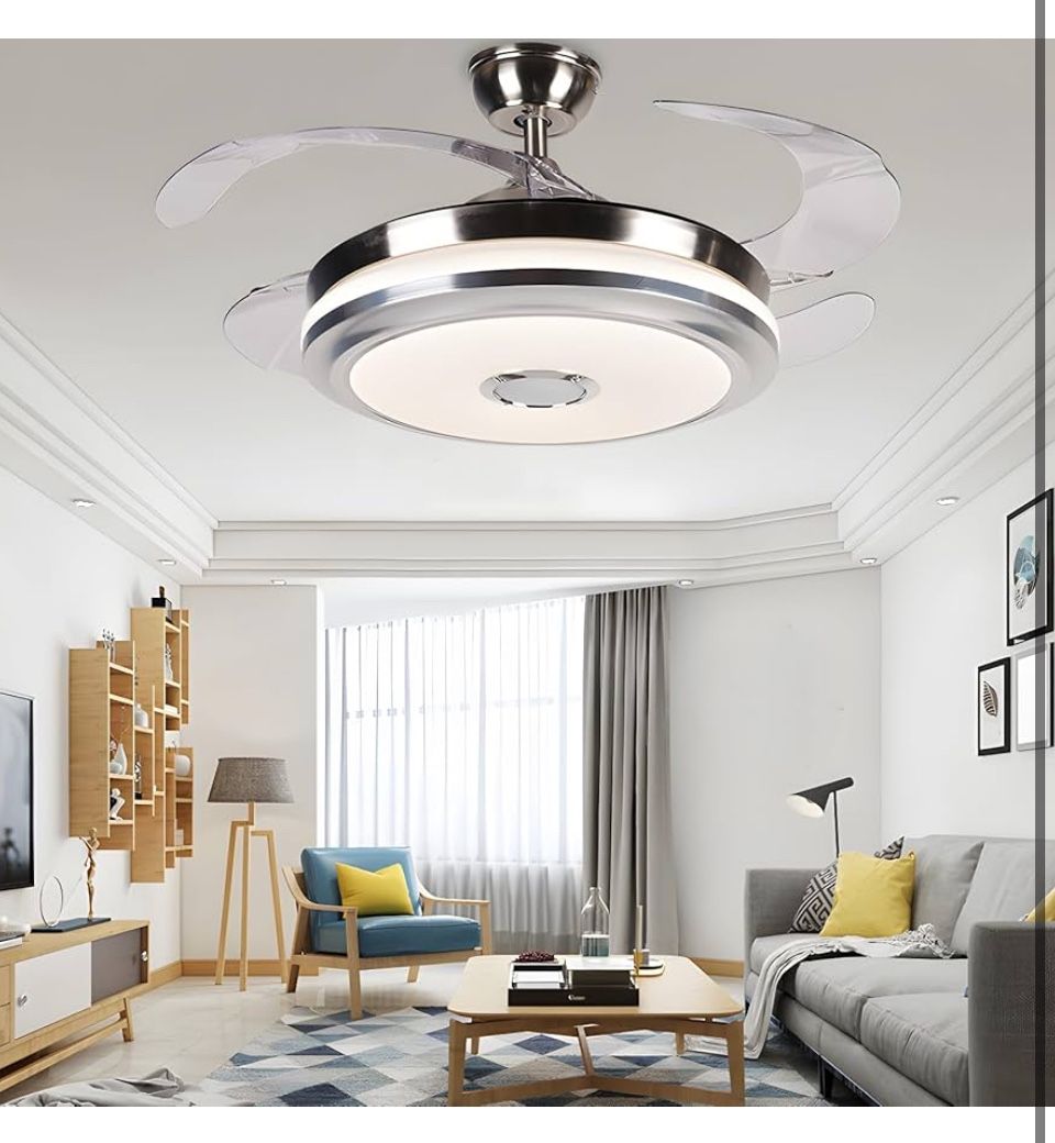 Crystal Ceiling Fans Light