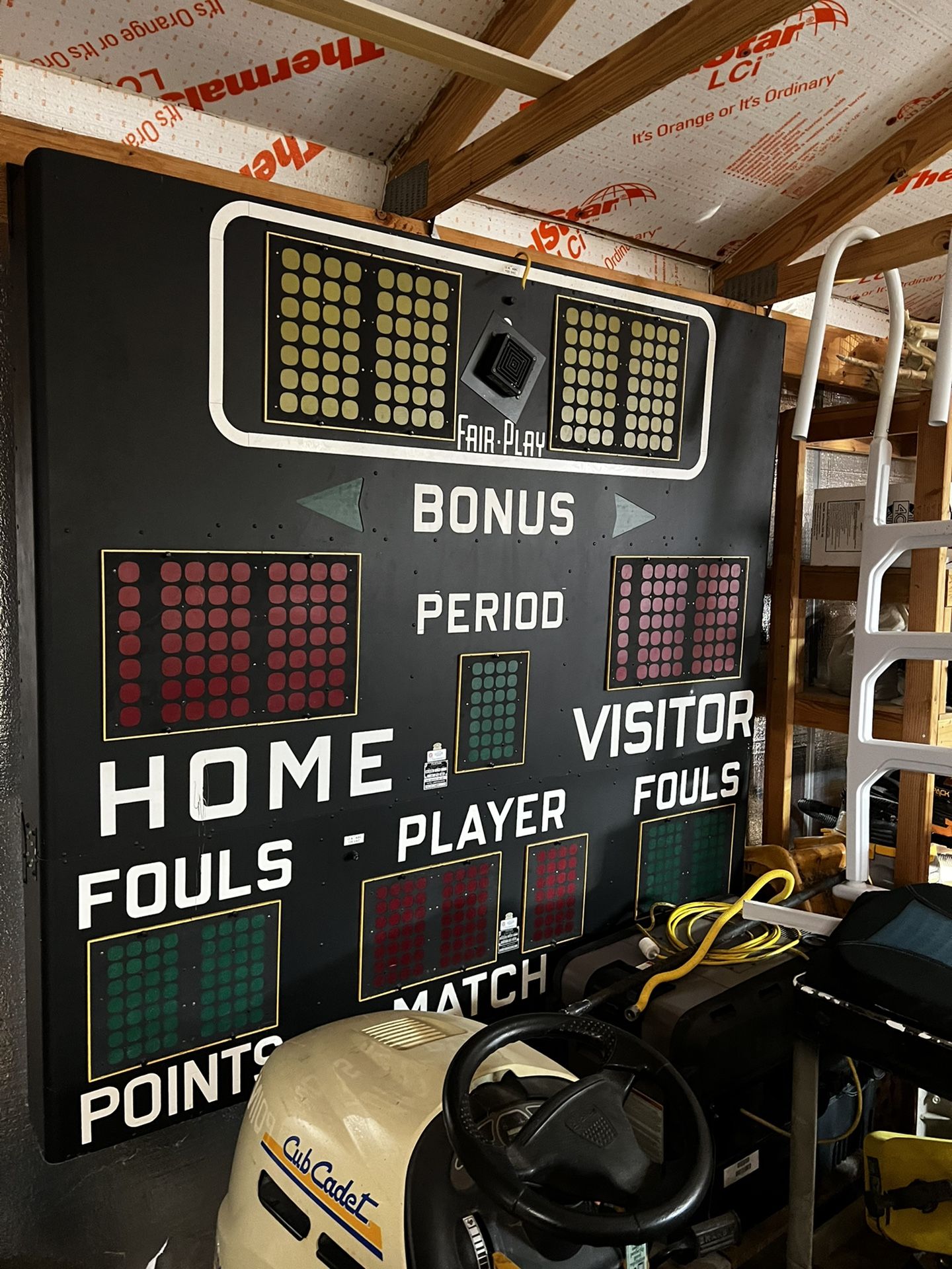 Fair Play Home Visitor Score Board