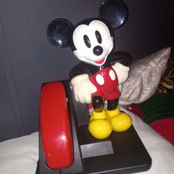 Vintage 1990 Mickey Mouse Landline Phone