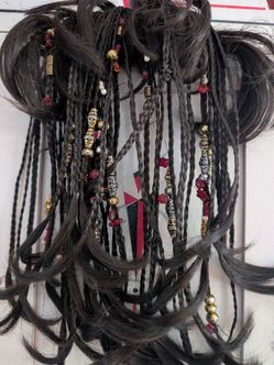 Clip on hair extensions for pirate/ & shirt forRenaissance events.