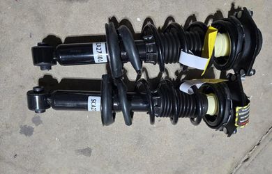 TRQ Rear Strut & Coil Spring Assembly Set Driver & Passenger Sides Compatible with 10-12 Subaru Legacy