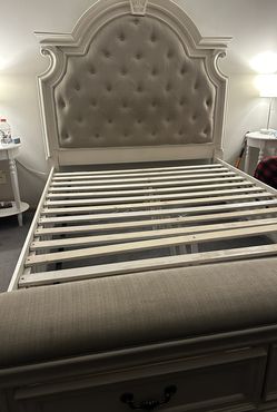 Queen Bed Frame with Storage