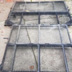 Black Metal Mesh 3 Panel/ramps