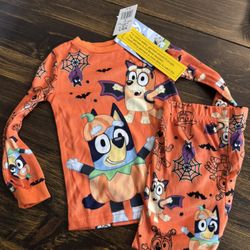 Bluey Kids Pjs Size 4