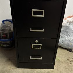 Metal file cabinet