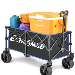 BRAND NEW..EchoSimle Folding Wagon Cart with All-Terrain Wide Wheels, 300lb Capacity