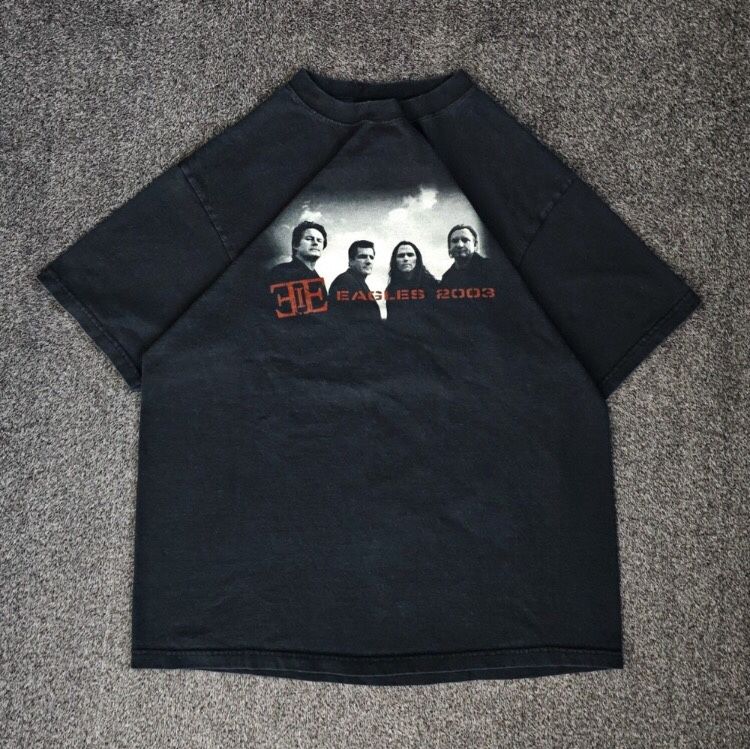 Vintage Anvil Men's Eagles Farewell Tour 2003 Band Tee Size Large