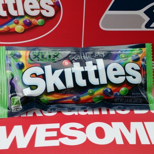 Seattle Mix Skittles Super Bowl XLIX edition