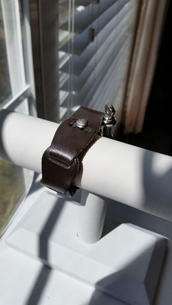 Omega Leather Bracelet