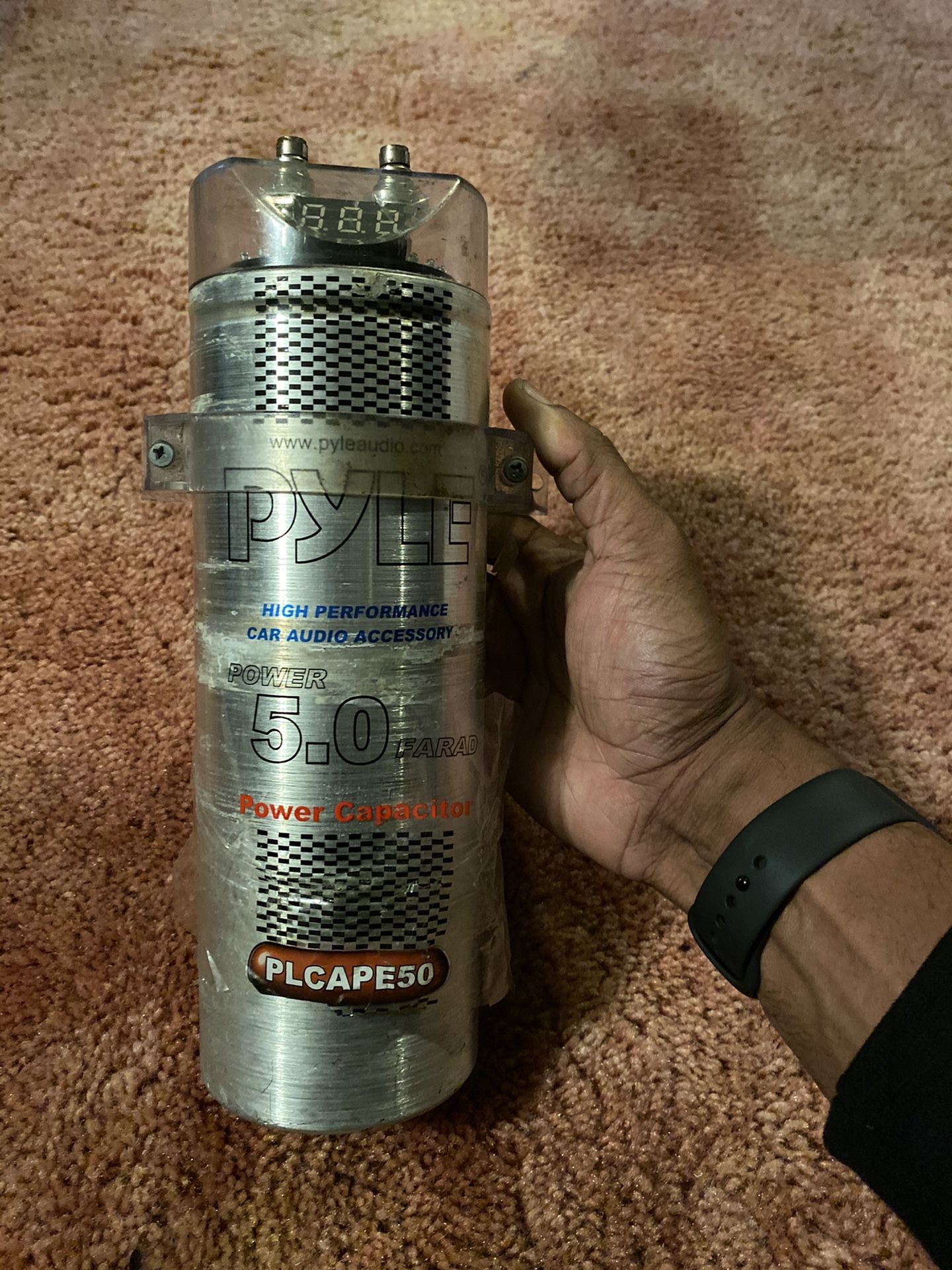 Pyle PLCAPE50 5.0 Farad Digital Power Capacitor